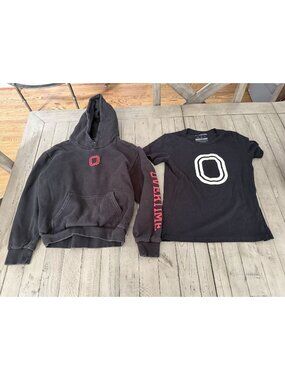 Lot of 2 Overtime Boys Size Medium Hoodie + Tee